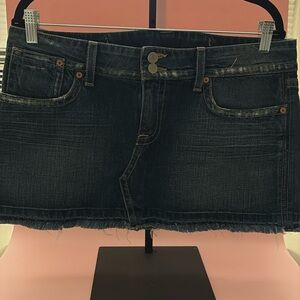 HUDSON distressed denim mini 32 EUC